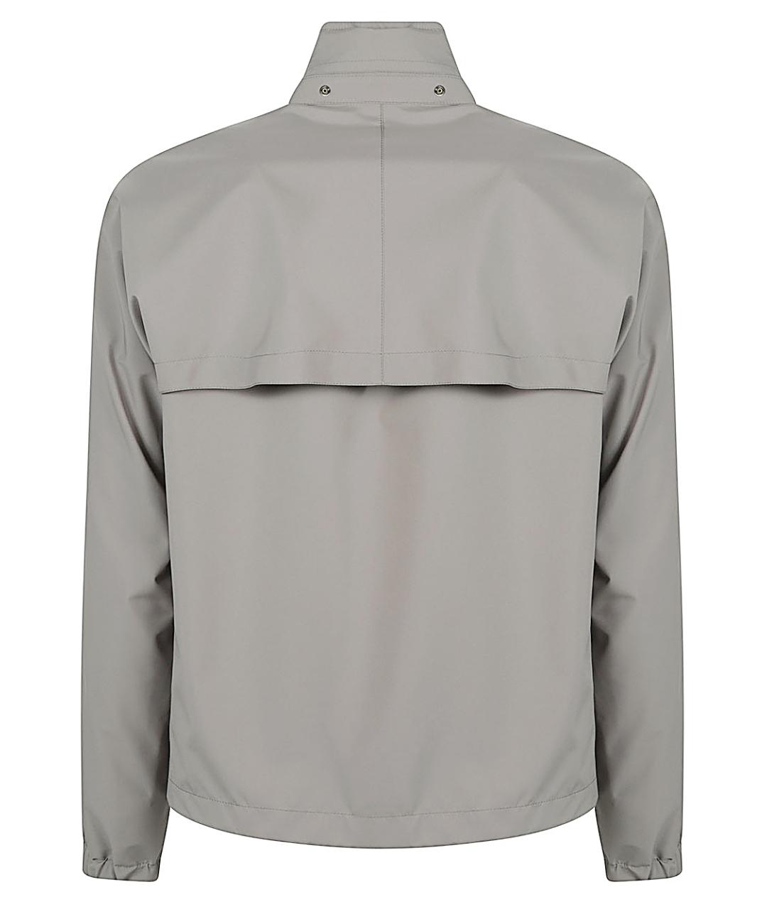 BRIONI Серая полиэстеровая куртка, фото 2