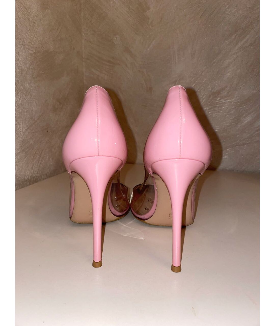 GIANVITO ROSSI Розовые туфли из лакированной кожи, фото 2