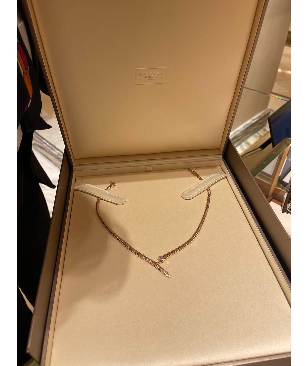 BVLGARI Золотая подвеска из розового золота, фото 4