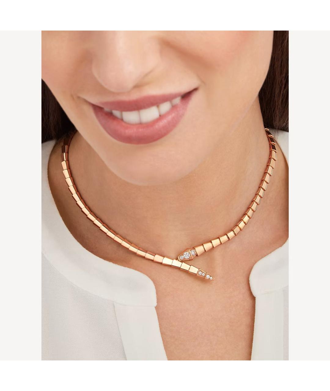 BVLGARI Золотая подвеска из розового золота, фото 3
