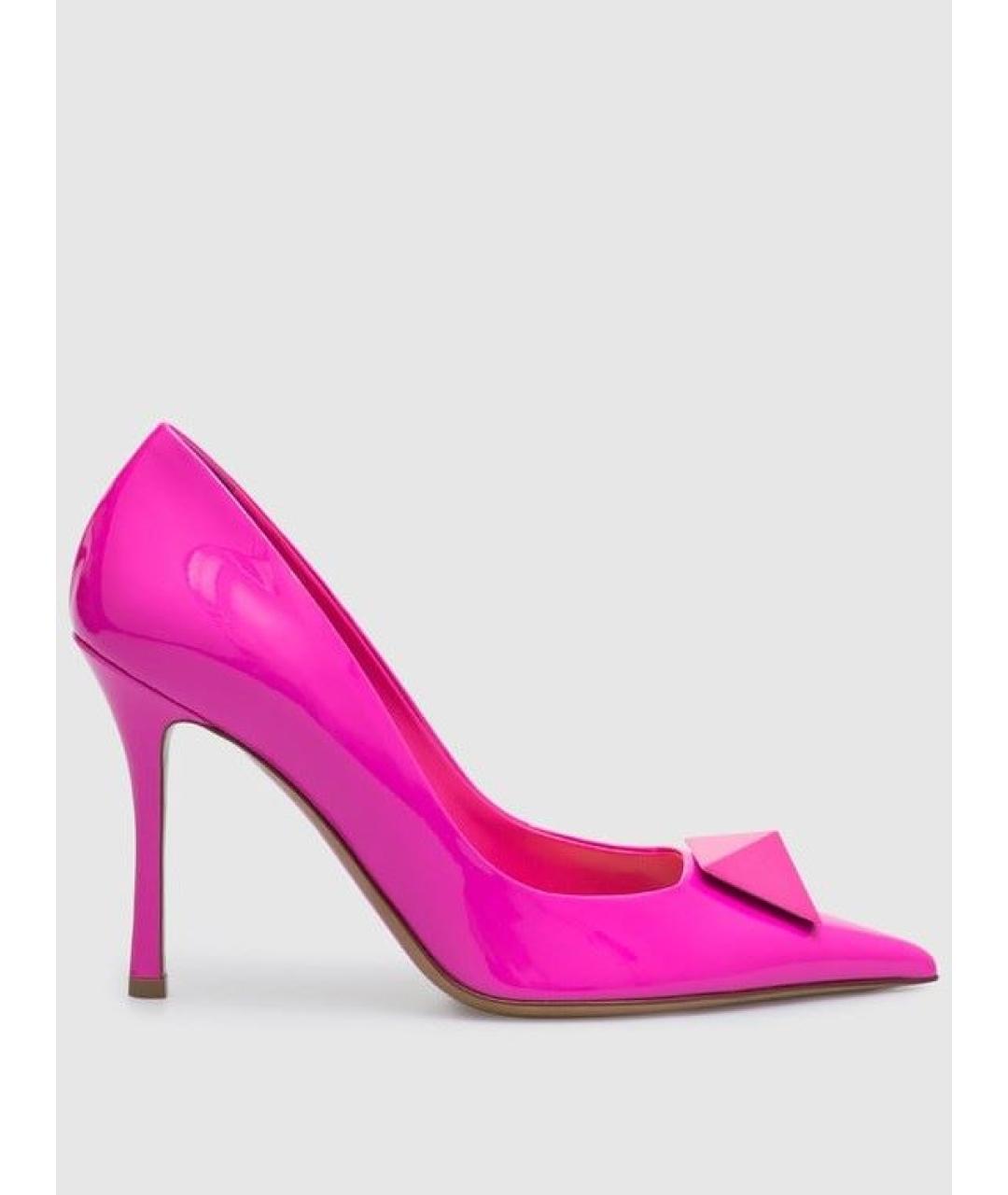 VALENTINO Фуксия туфли из лакированной кожи, фото 10