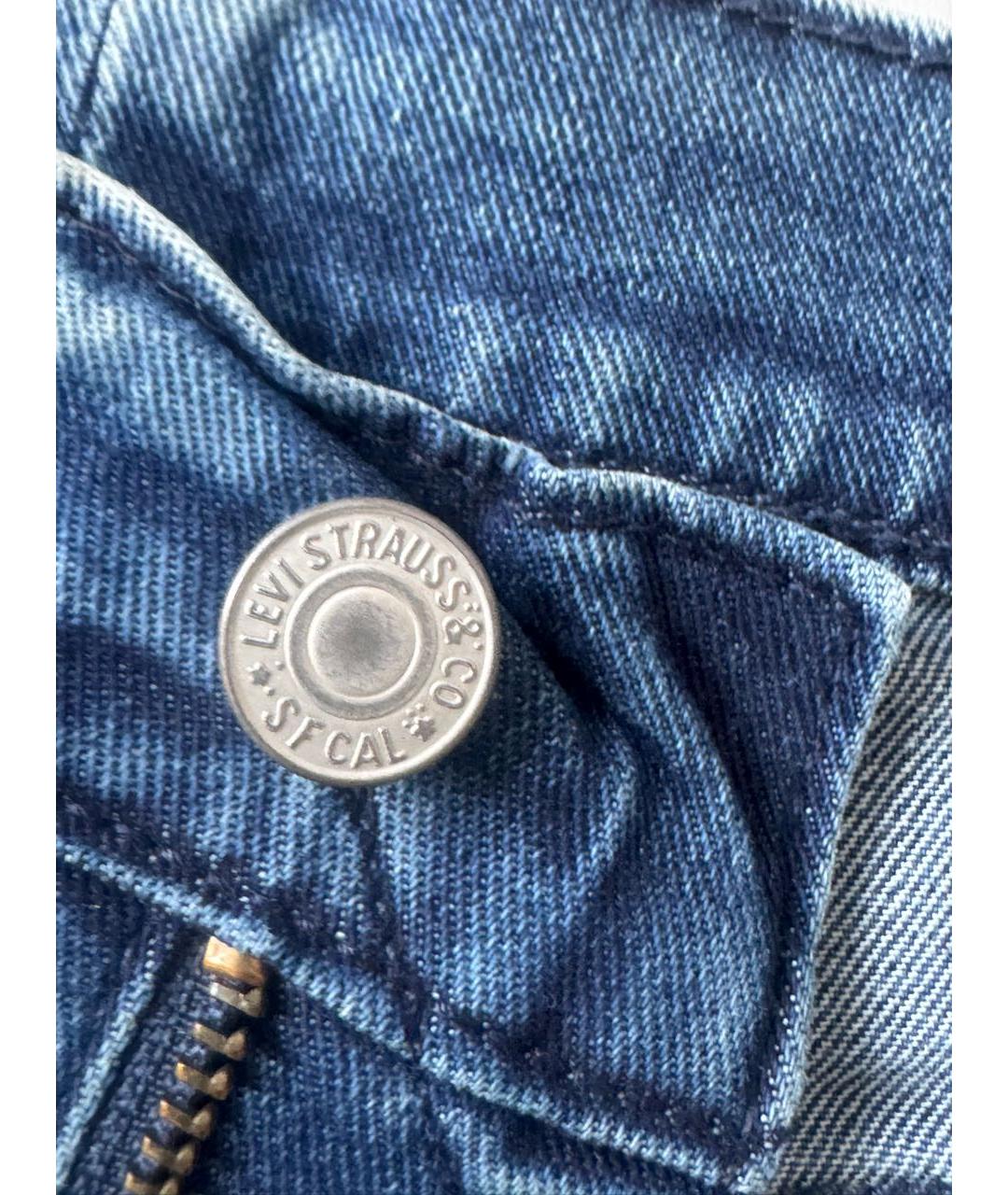 LEVI'S Голубые прямые джинсы, фото 6