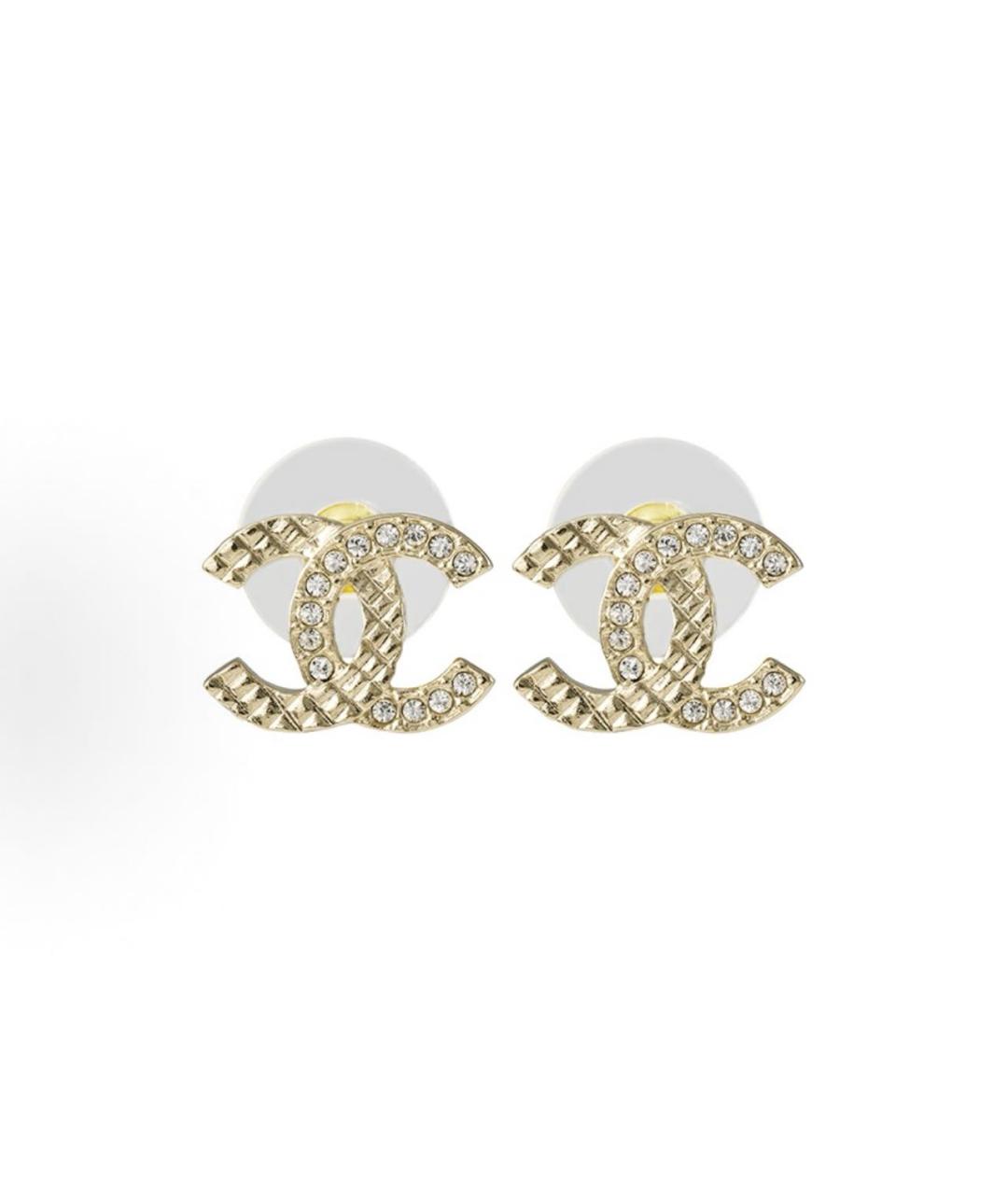 CHANEL Золотые серьги, фото 6