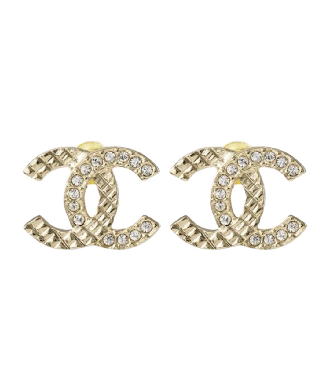 CHANEL Золотые серьги, фото 1