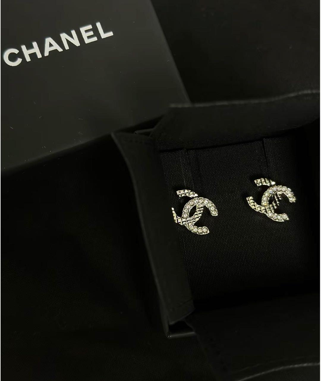 CHANEL Золотые серьги, фото 4