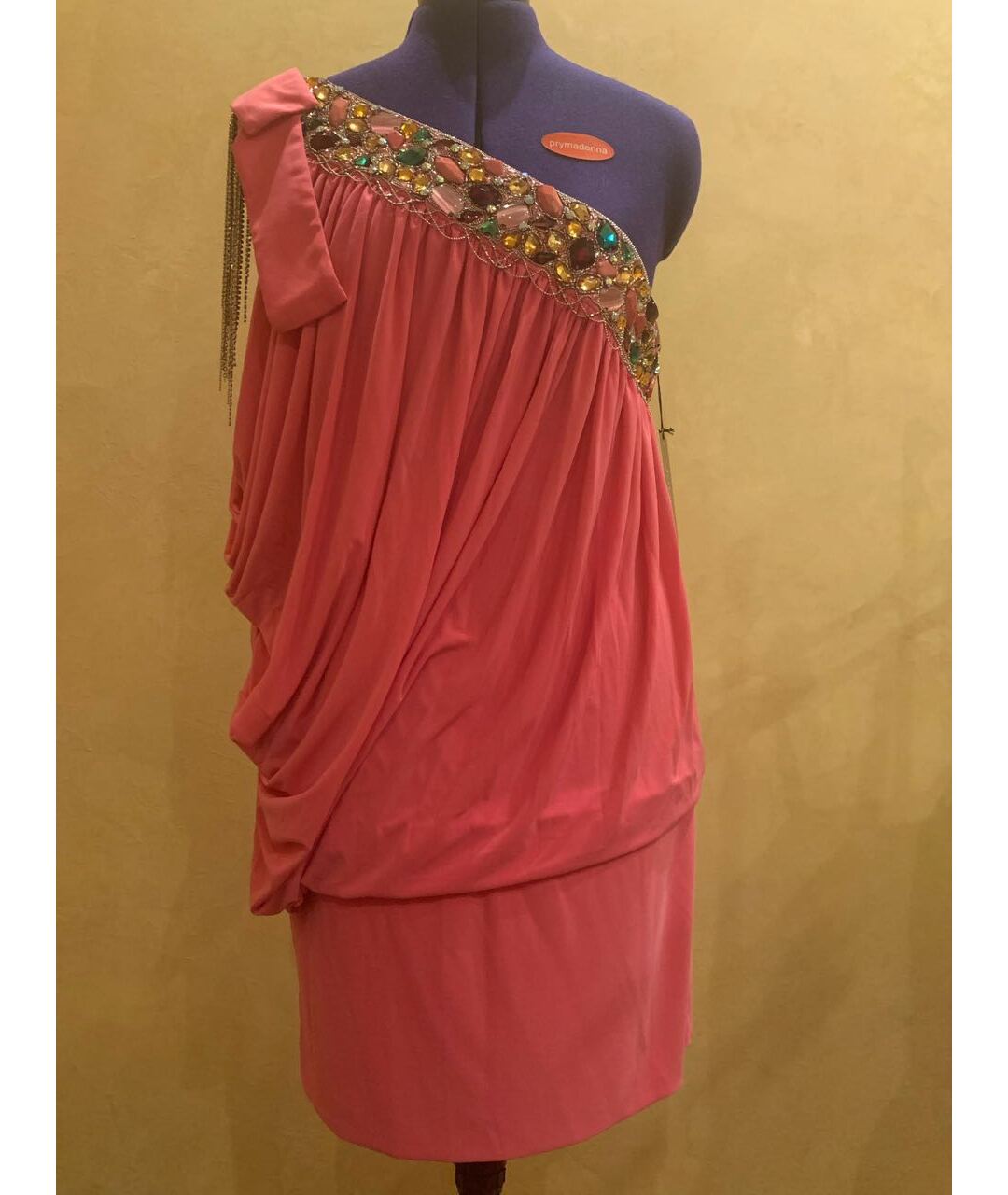 JOVANI Розовое коктейльное платье, фото 9