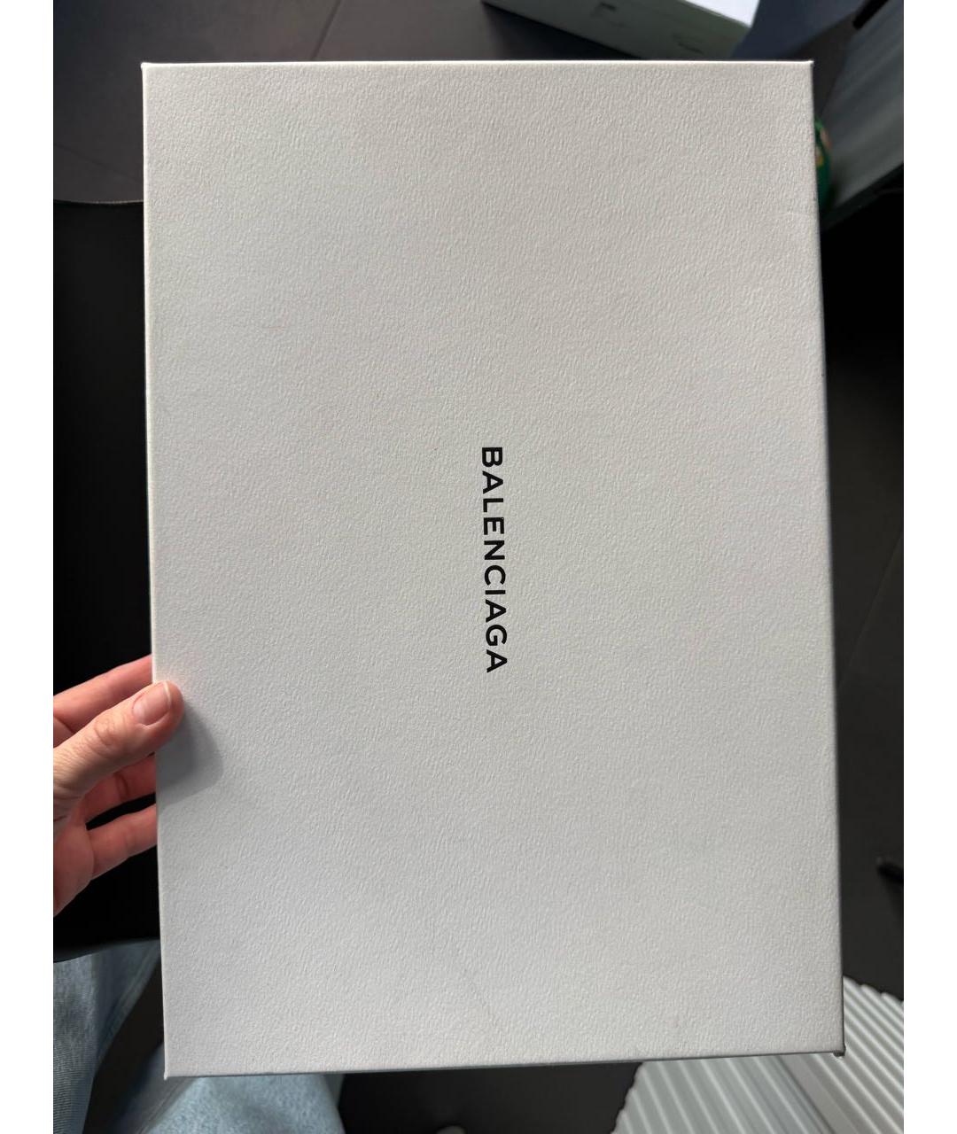 BALENCIAGA Черные текстильные кроссовки, фото 5