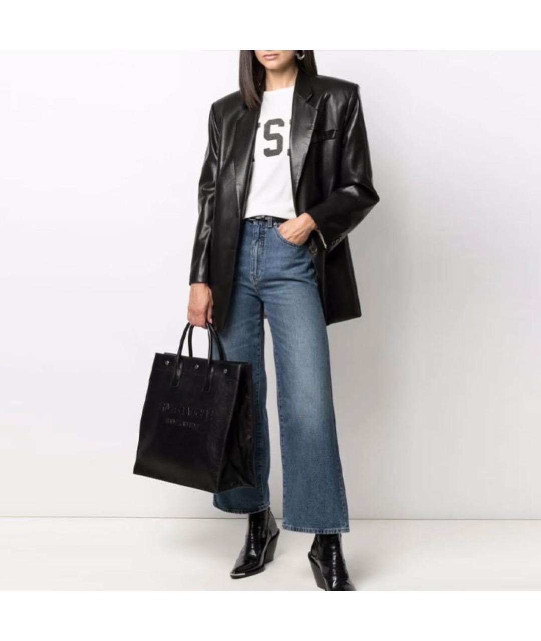 SAINT LAURENT Белая хлопковая футболка, фото 2