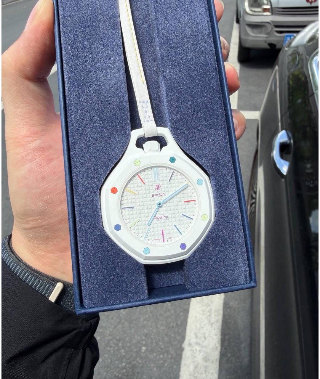 Swatch Белые часы, фото 2