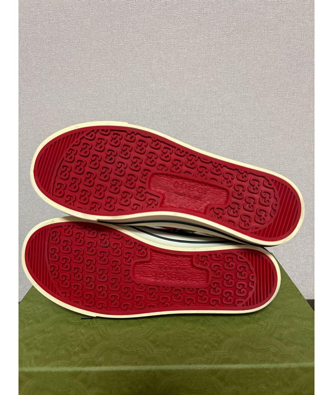 GUCCI Коричневые кеды, фото 7