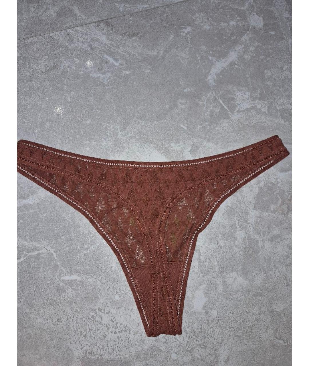 WOLFORD Коричневые трусы, фото 4