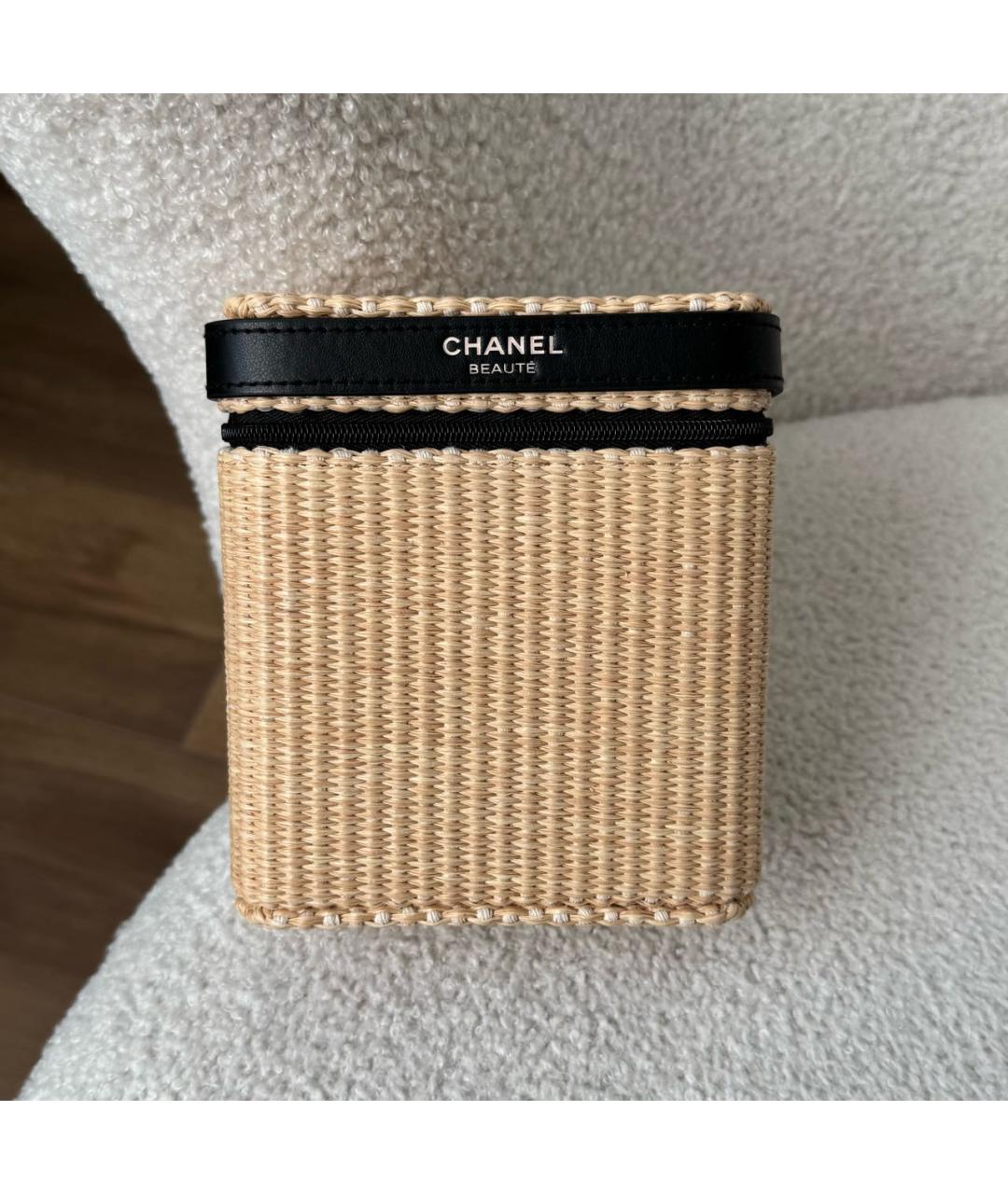 CHANEL Бежевая косметичка, фото 8