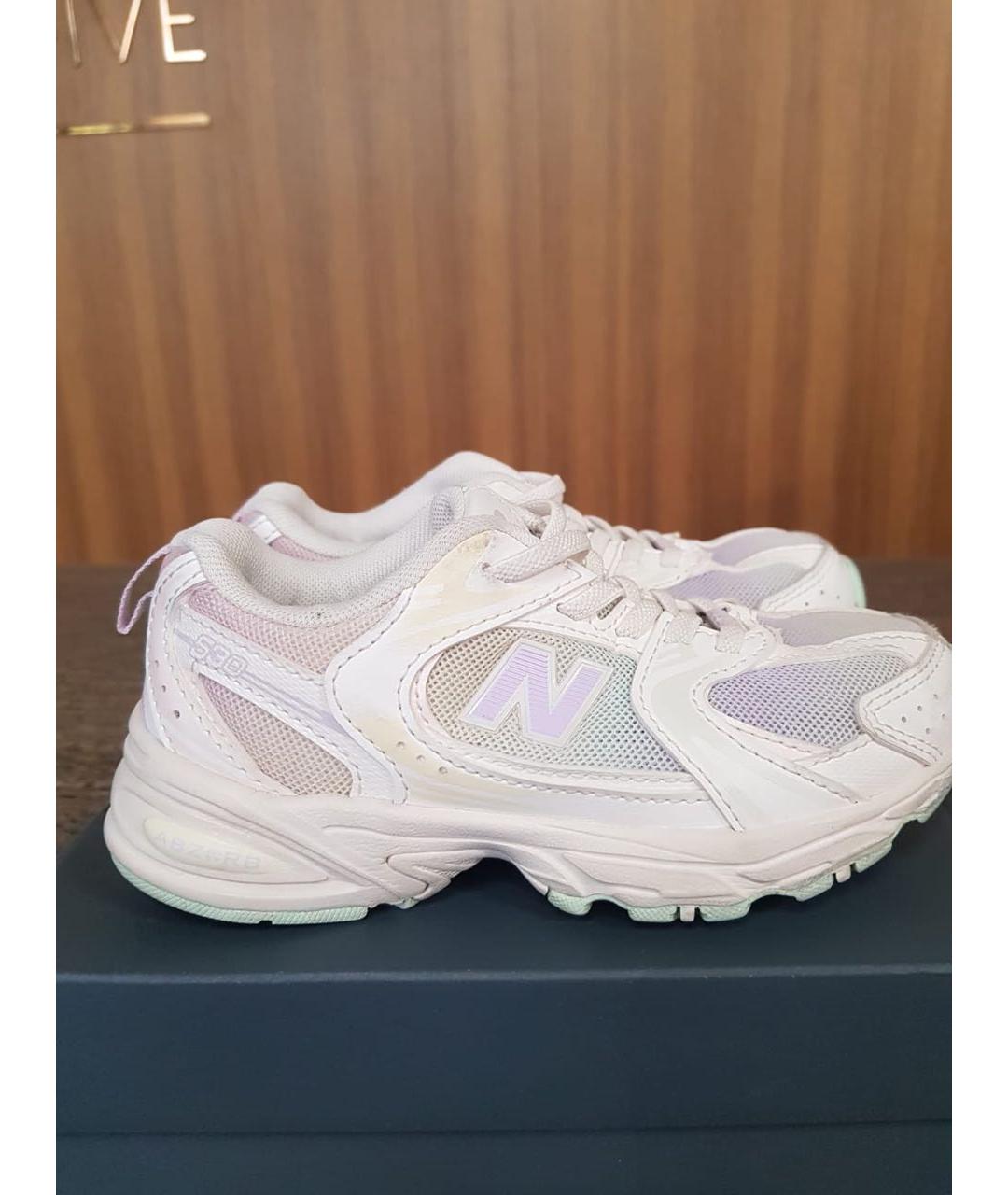 NEW BALANCE Белые текстильные кеды, фото 5
