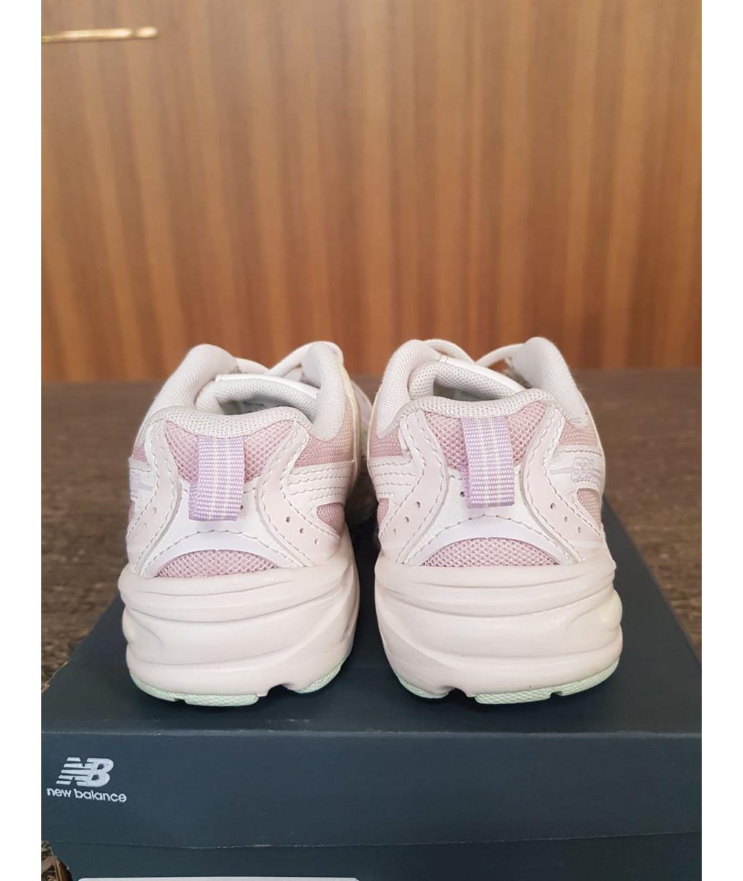 NEW BALANCE Белые текстильные кеды, фото 4