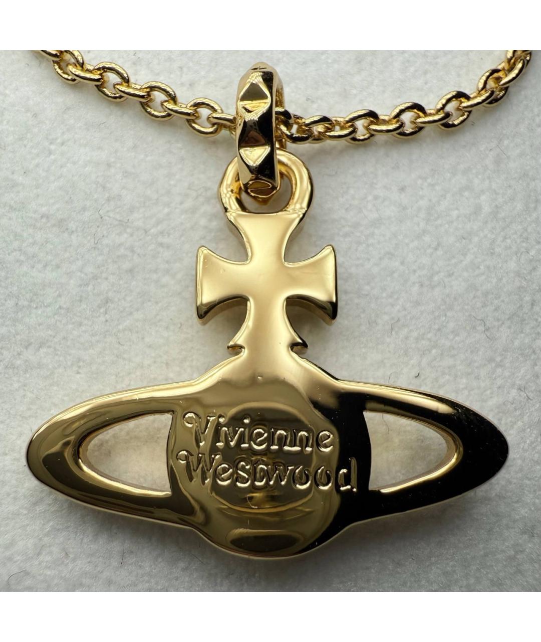 VIVIENNE WESTWOOD Золотая подвеска, фото 3