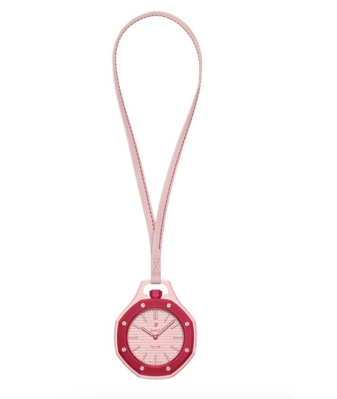 Swatch Розовые часы, фото 5