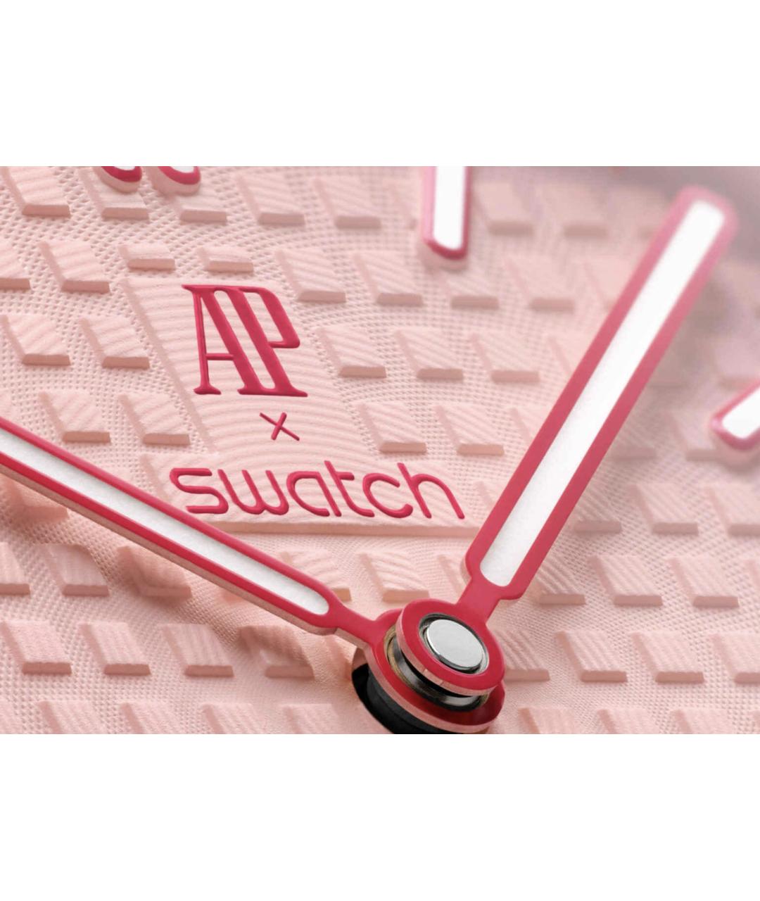 Swatch Розовые часы, фото 3