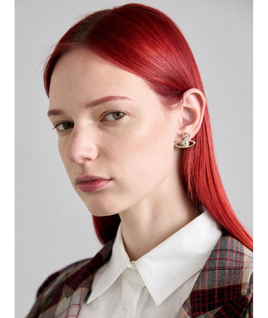 VIVIENNE WESTWOOD Золотые серьги, фото 5