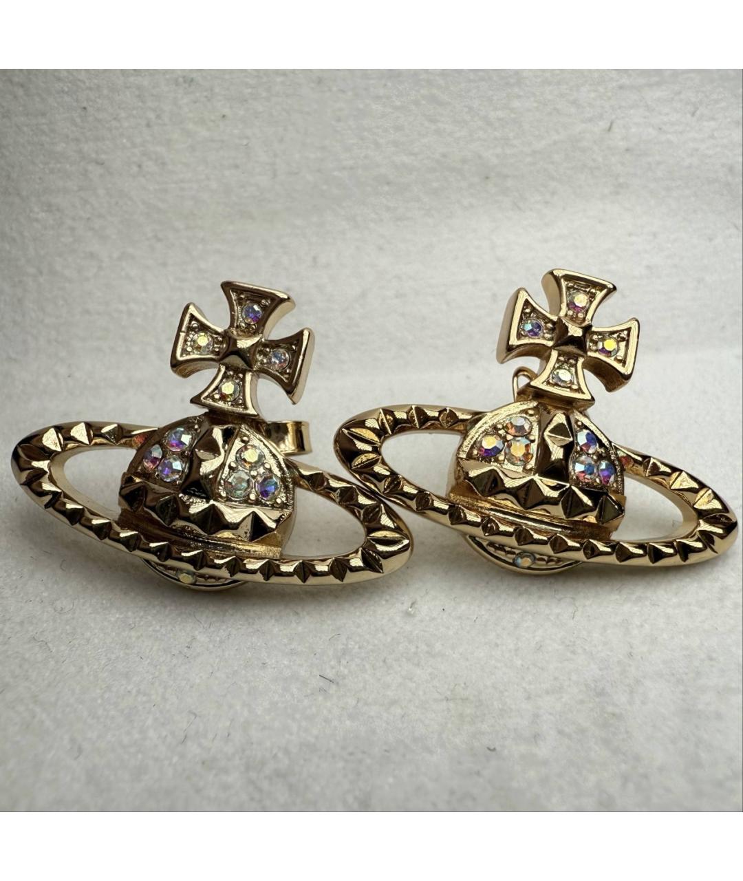 VIVIENNE WESTWOOD Золотые серьги, фото 6