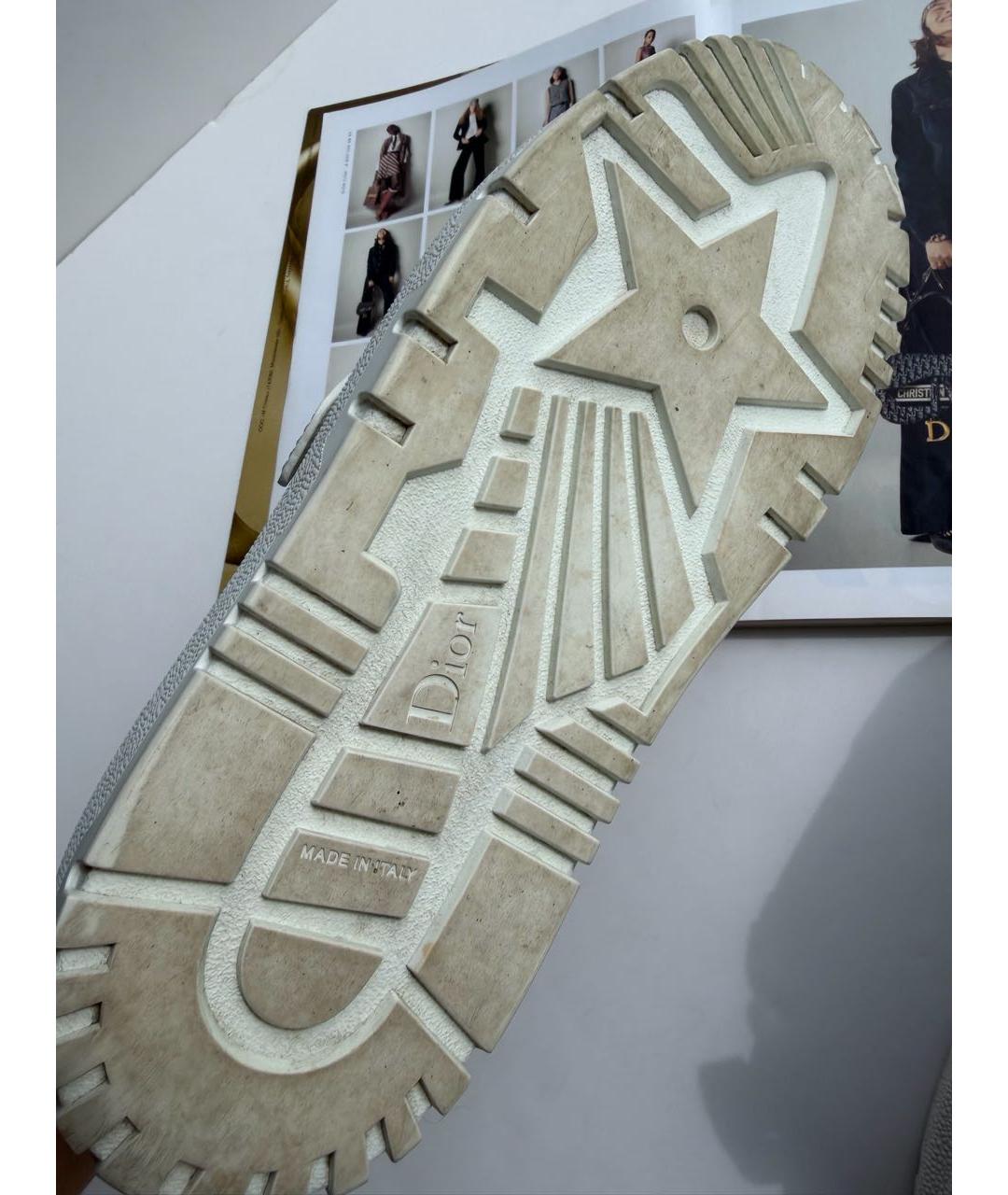 CHRISTIAN DIOR Белые кожаные кеды, фото 5