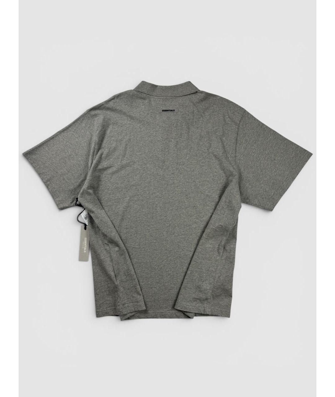 FEAR OF GOD ESSENTIALS Серая хлопковая футболка, фото 2