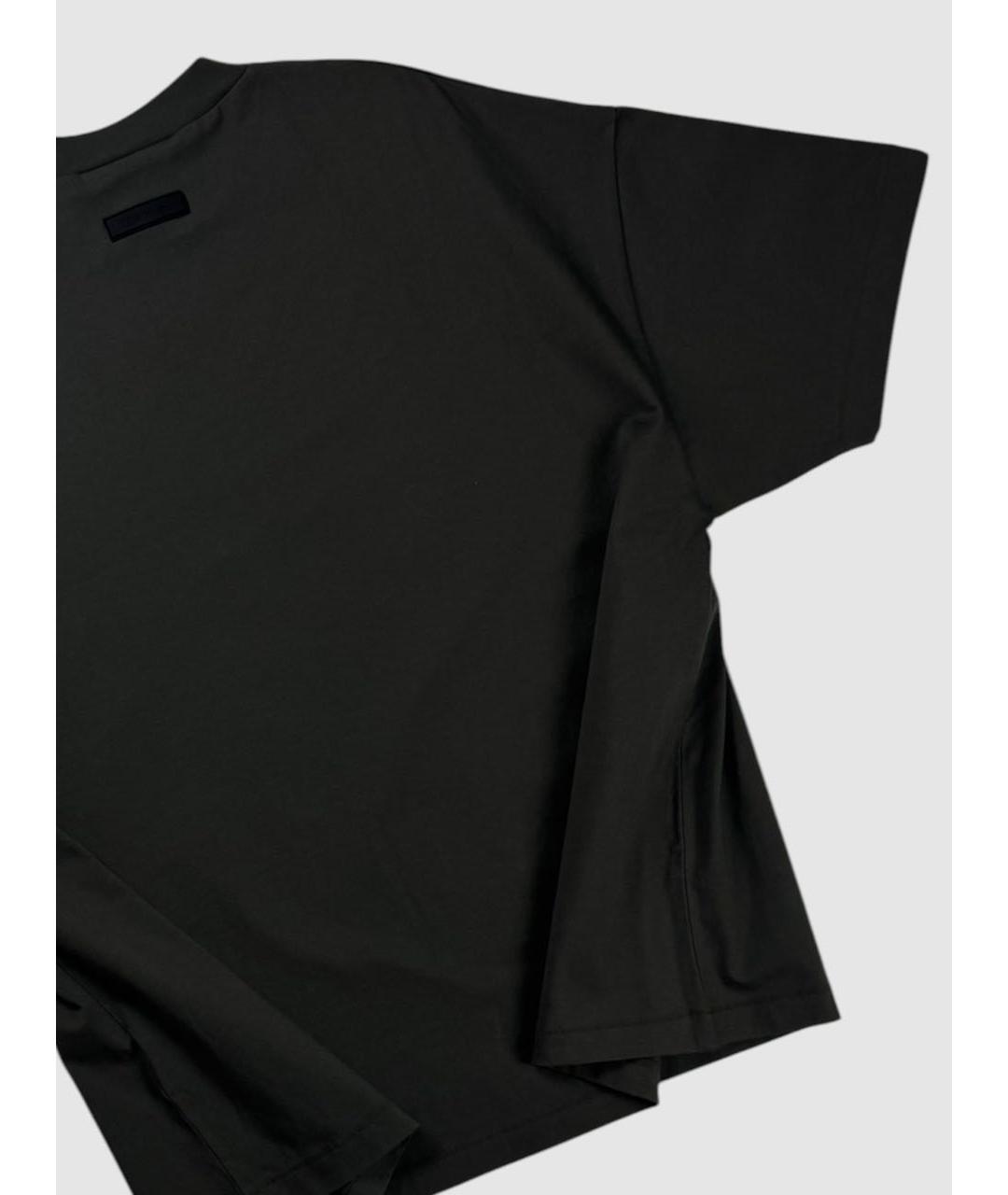 FEAR OF GOD ESSENTIALS Серая хлопковая футболка, фото 2