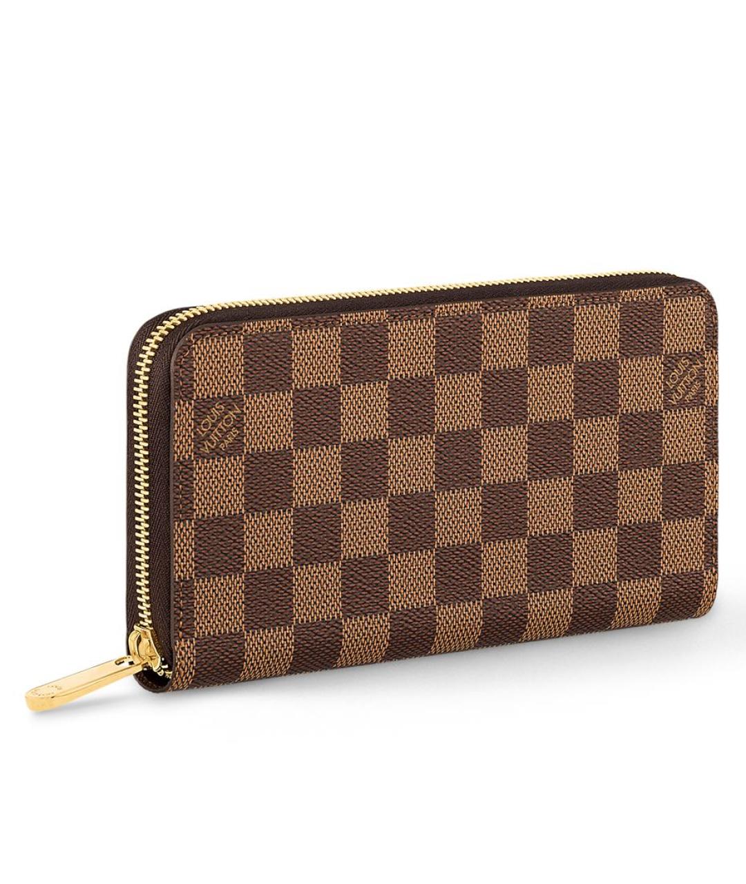 LOUIS VUITTON Коричневый кошелек, фото 7