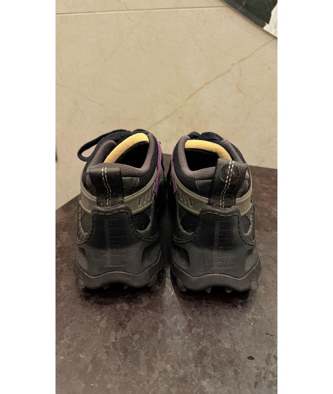 OFF-WHITE Антрацитовые высокие кроссовки / кеды, фото 4