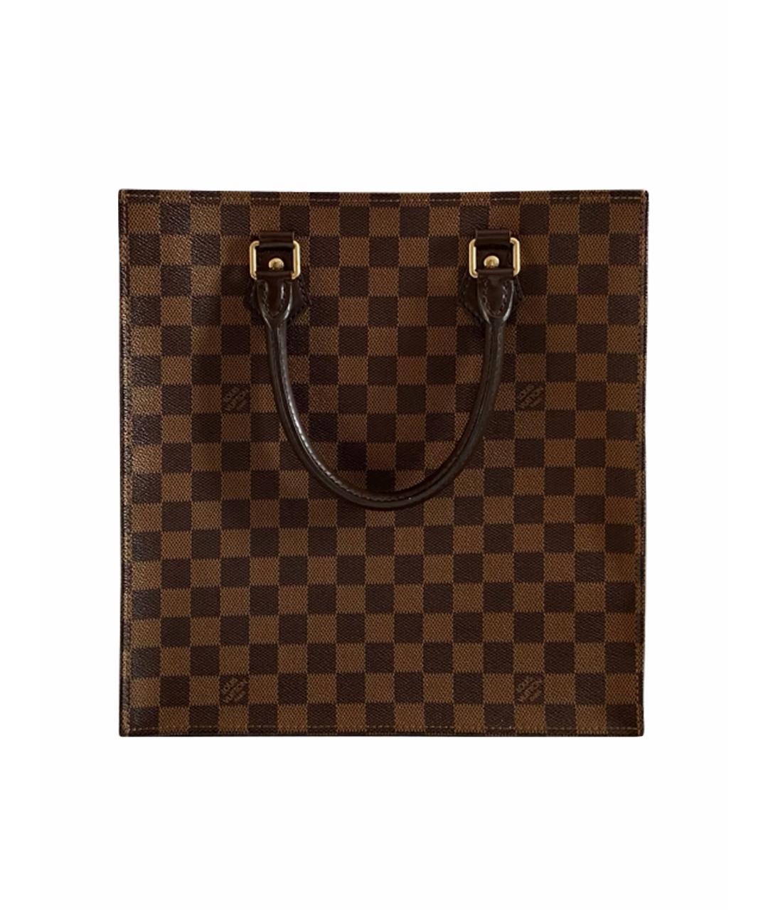 LOUIS VUITTON Коричневая сумка с короткими ручками, фото 1