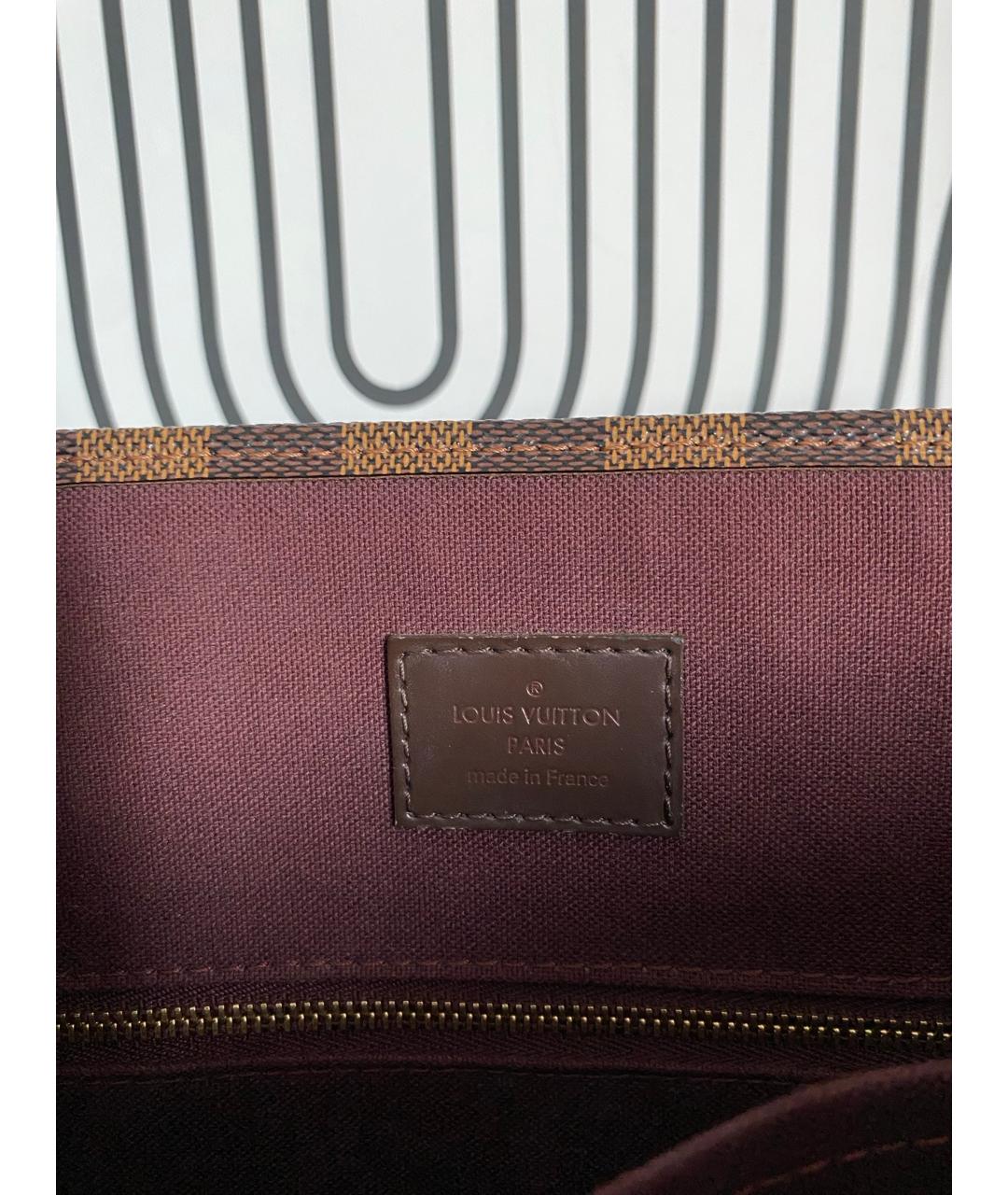 LOUIS VUITTON Коричневая сумка с короткими ручками, фото 7