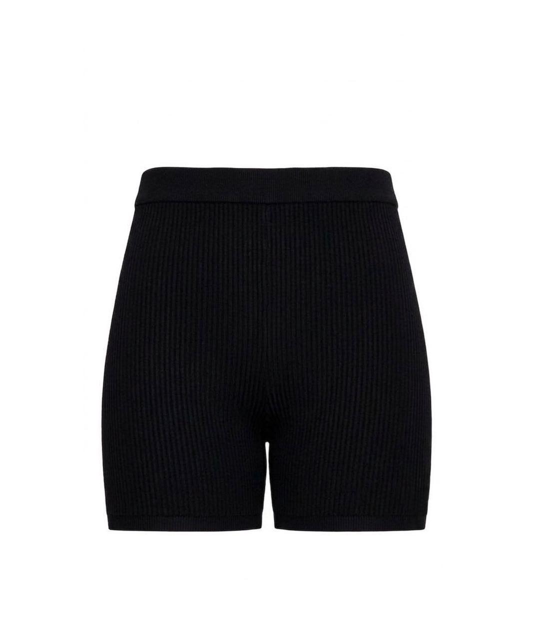 SAINT LAURENT Черные вискозные шорты, фото 7