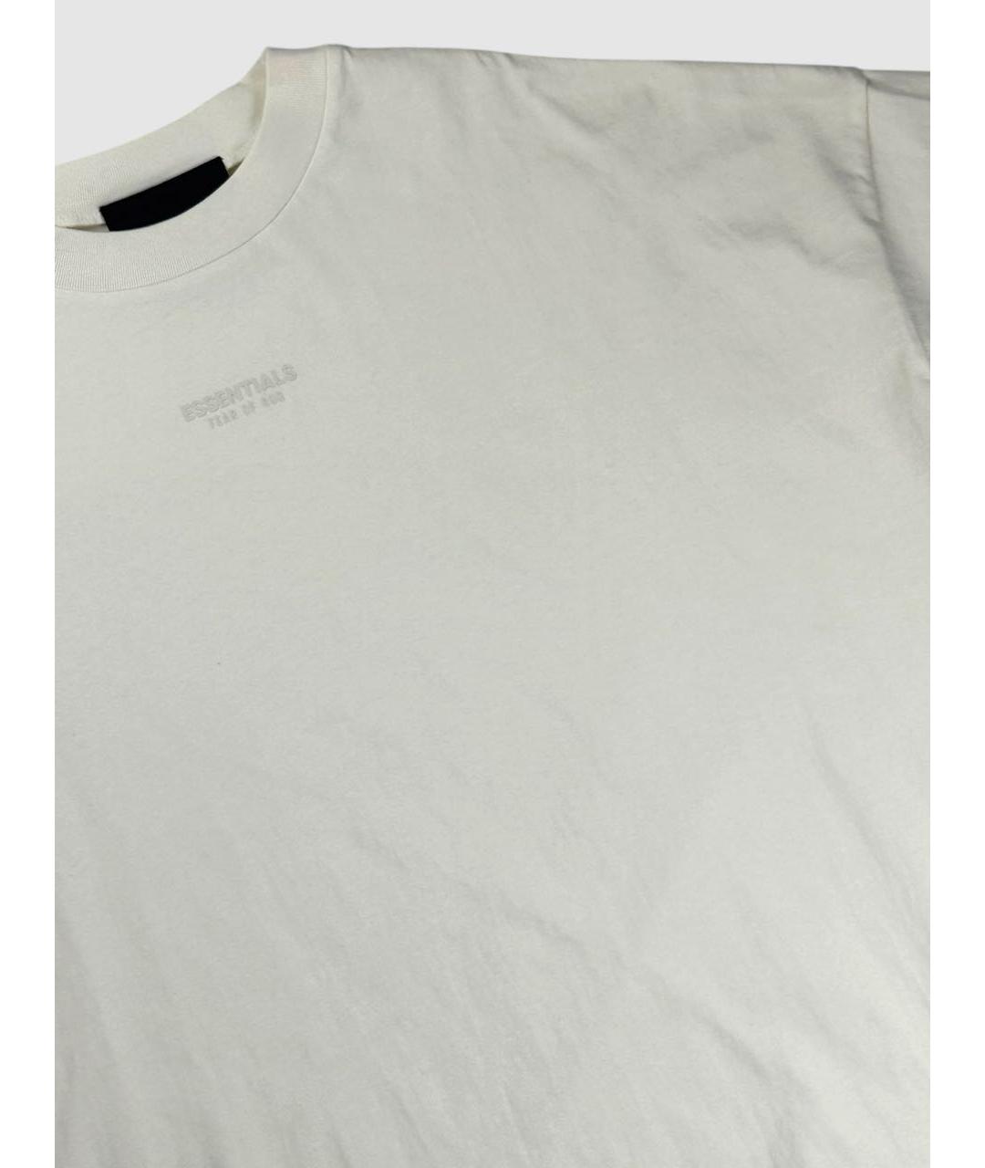 FEAR OF GOD ESSENTIALS Белая хлопковая футболка, фото 3