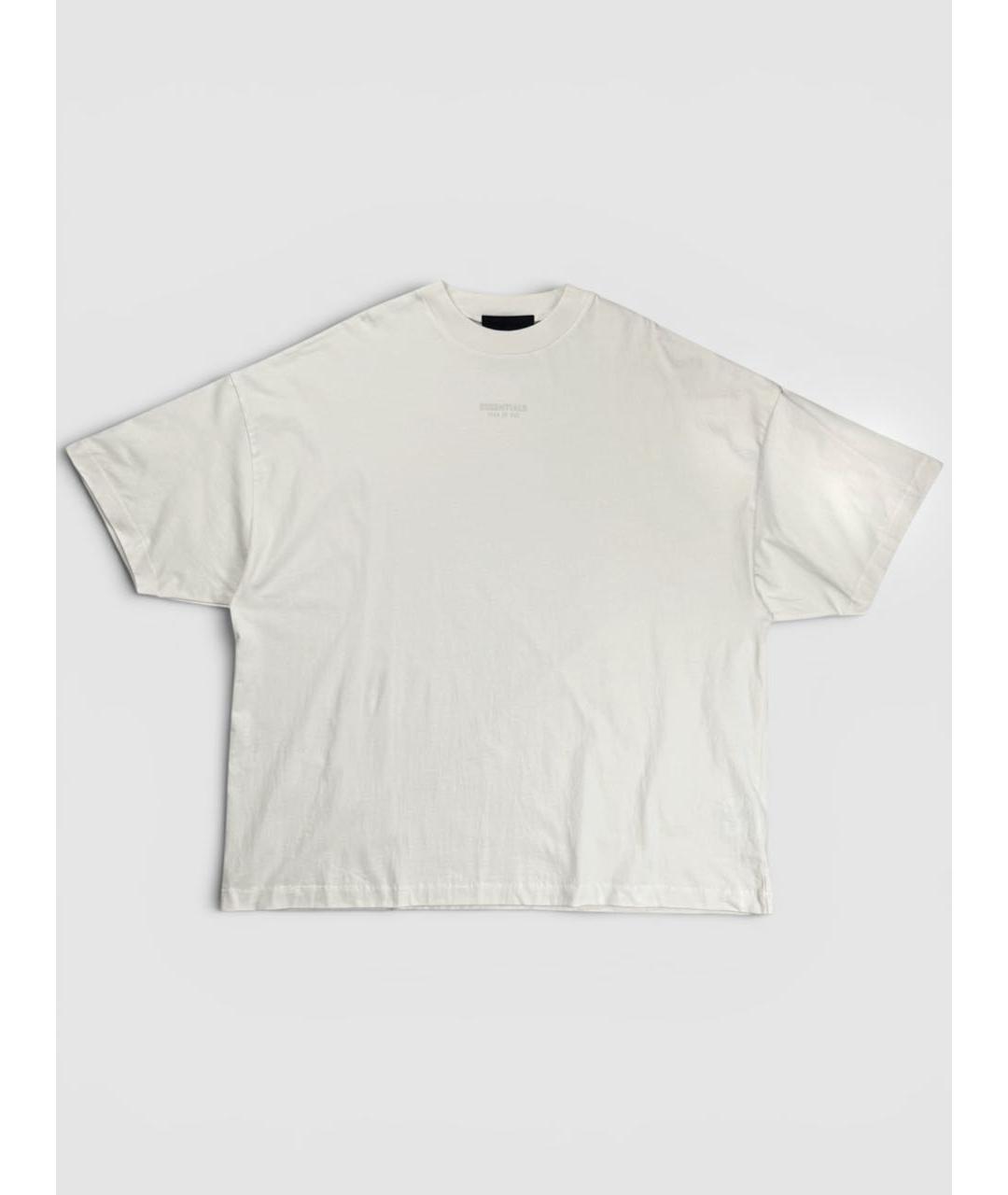FEAR OF GOD ESSENTIALS Белая хлопковая футболка, фото 7