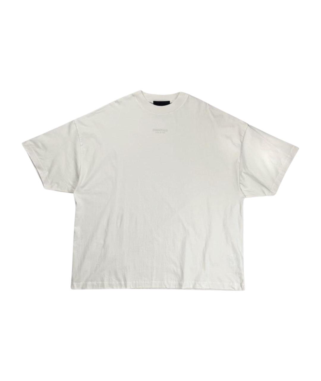 FEAR OF GOD ESSENTIALS Белая хлопковая футболка, фото 1