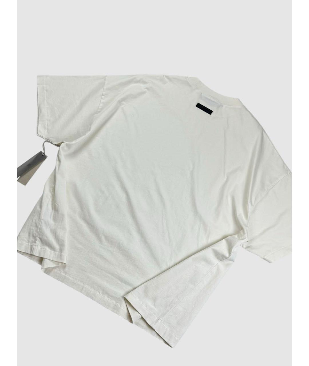 FEAR OF GOD ESSENTIALS Белая хлопковая футболка, фото 2