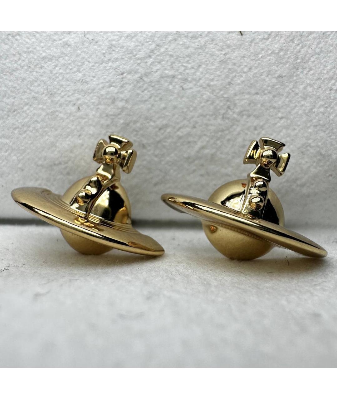 VIVIENNE WESTWOOD Золотые серьги, фото 3
