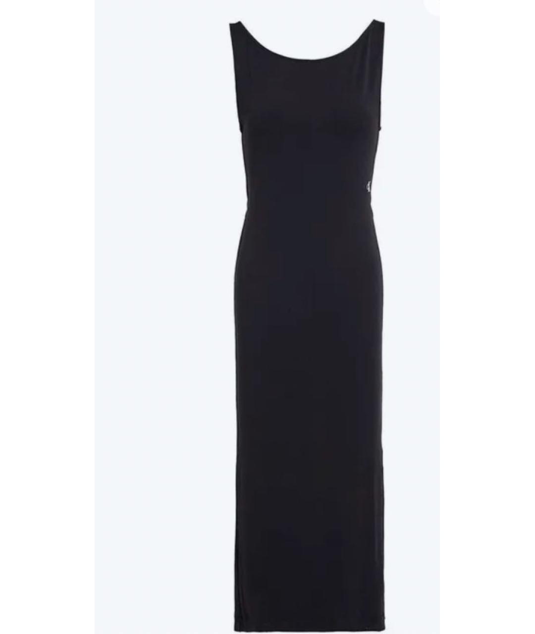 CALVIN KLEIN Черное повседневное платье, фото 4