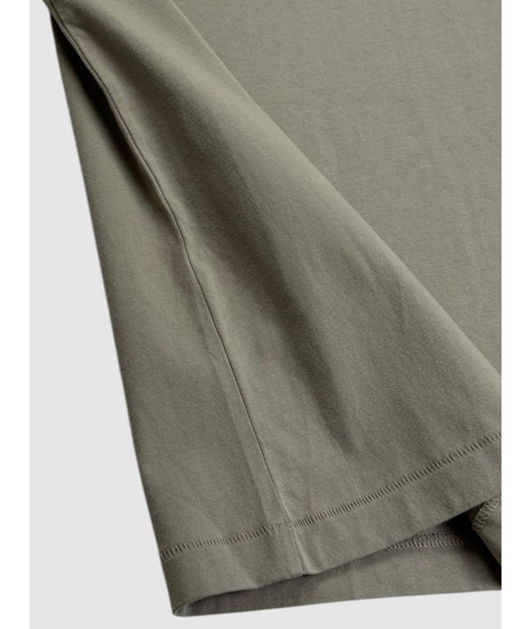 FEAR OF GOD ESSENTIALS Хаки хлопковая футболка, фото 5