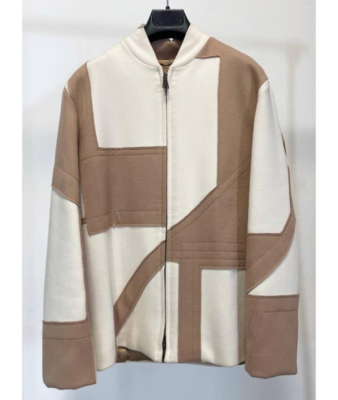 MAX MARA Бежевая шерстяная куртка, фото 9