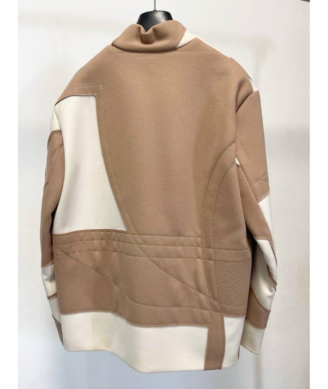 MAX MARA Бежевая шерстяная куртка, фото 8