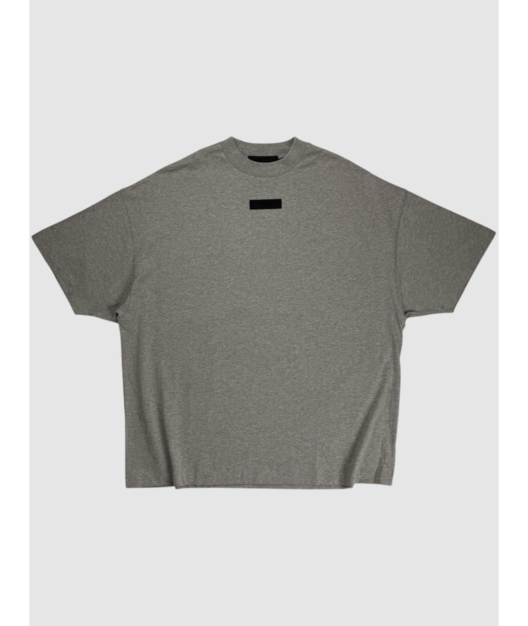 FEAR OF GOD ESSENTIALS Серая хлопковая футболка, фото 7