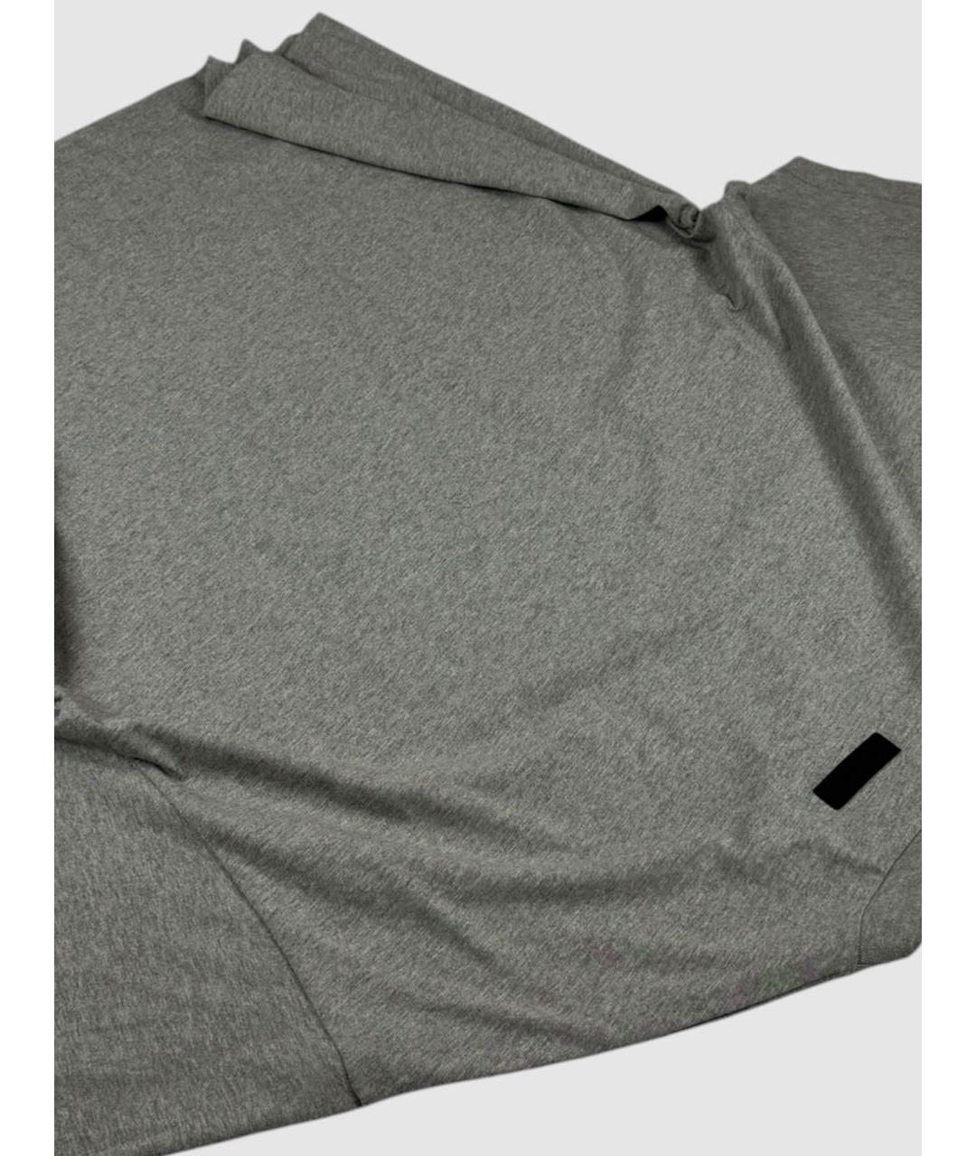 FEAR OF GOD ESSENTIALS Серая хлопковая футболка, фото 2