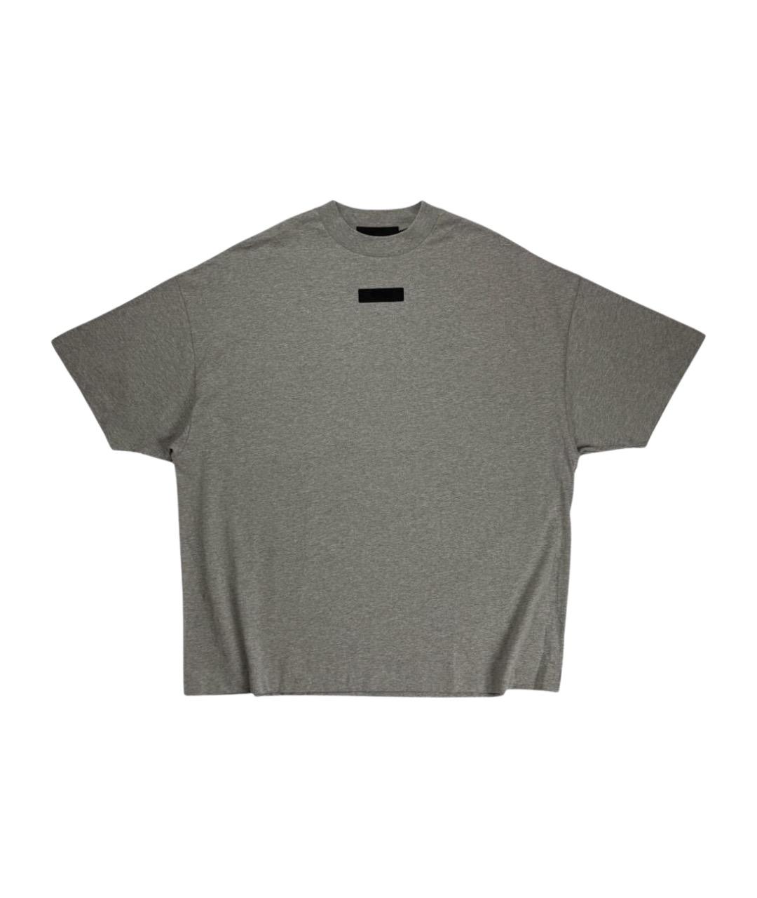 FEAR OF GOD ESSENTIALS Серая хлопковая футболка, фото 1