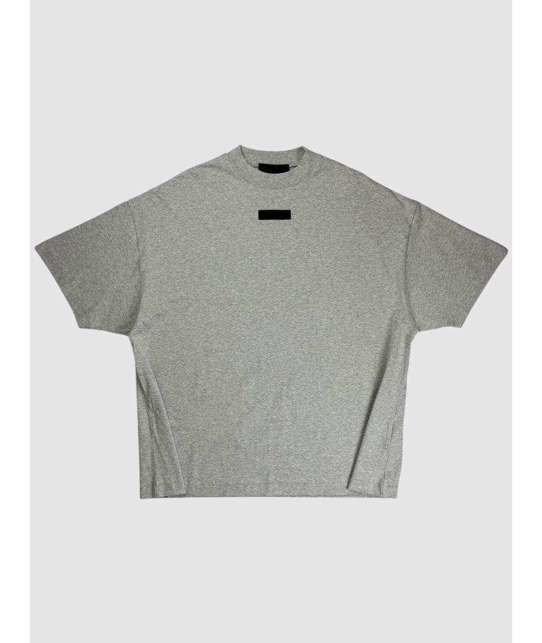 FEAR OF GOD ESSENTIALS Серая хлопковая футболка, фото 8