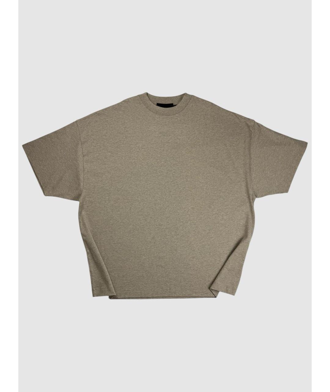 FEAR OF GOD ESSENTIALS Серая хлопковая футболка, фото 6