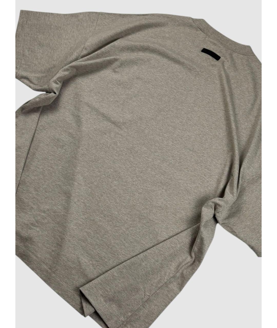 FEAR OF GOD ESSENTIALS Серая хлопковая футболка, фото 5