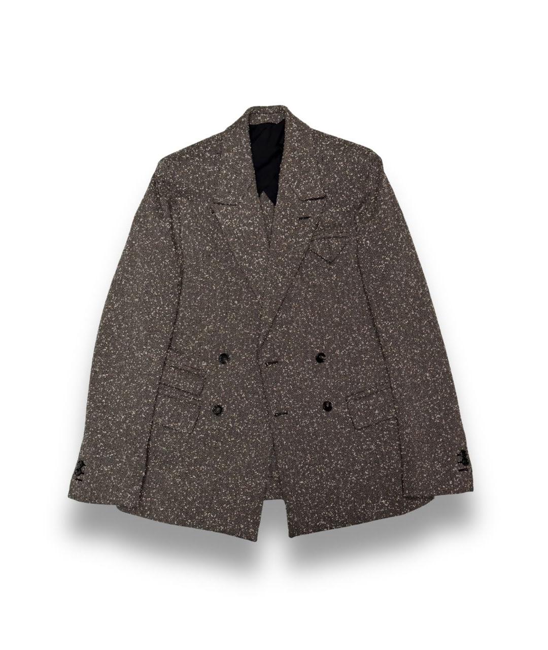 BOTTEGA VENETA Коричневый вискозный костюм с брюками, фото 2