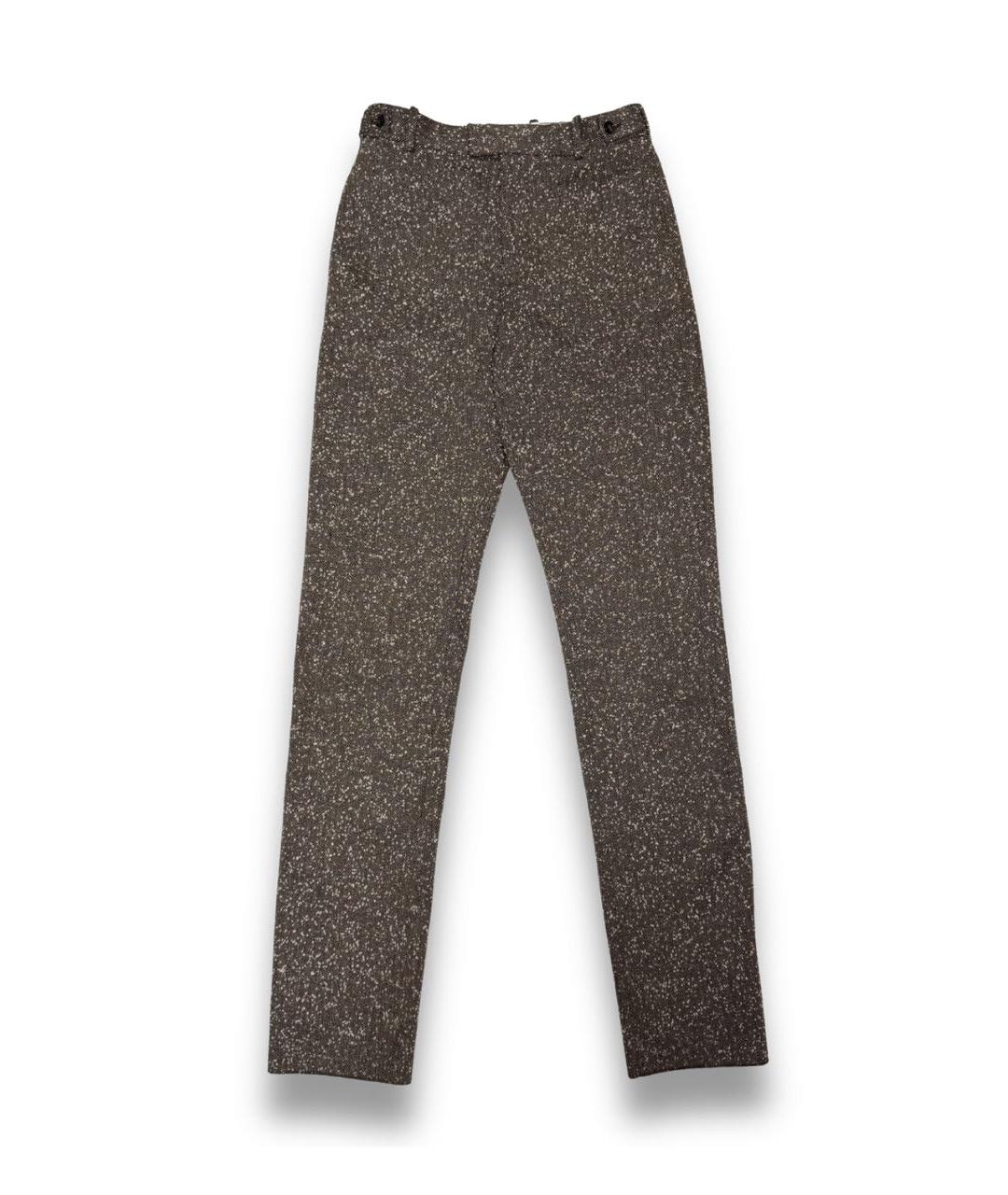 BOTTEGA VENETA Коричневый вискозный костюм с брюками, фото 4
