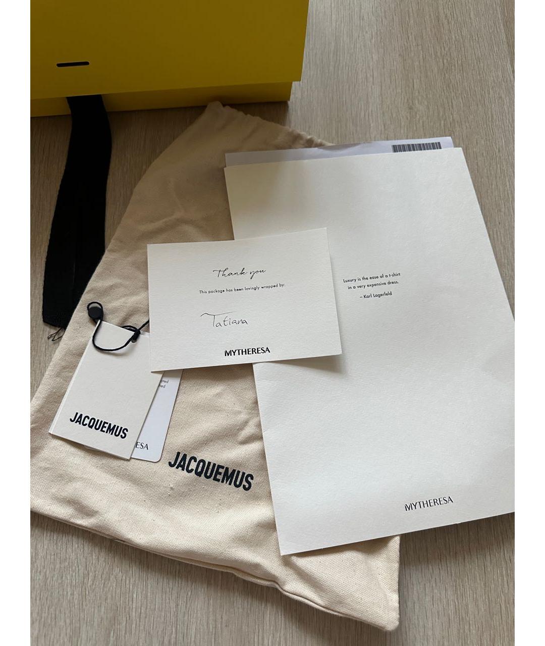 JACQUEMUS Розовая сумка с короткими ручками из лакированной кожи, фото 5