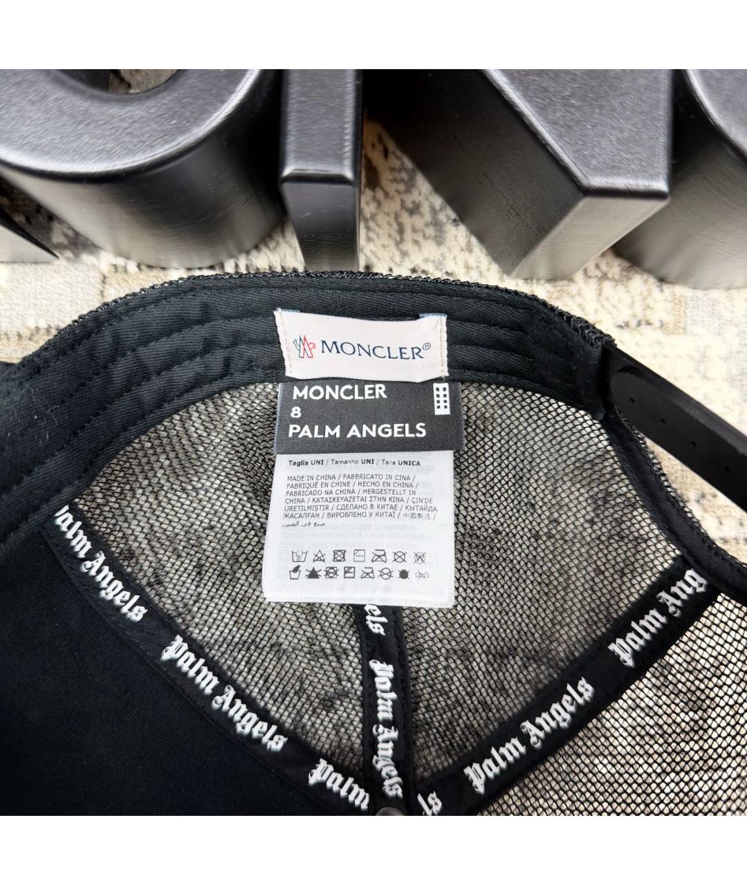 MONCLER Черная кепка/бейсболка, фото 6
